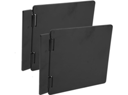 Capa Protetora De 2 Peças Para Termostato De Ar Condicionado, Painel Protetor De Plástico Preto, Pro Gokoco