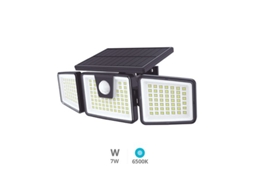 Luminária De Parede Solar Led Marlo Com Sensor De Movimento E Crepúsculo, 7 W, 6500 K Gsc