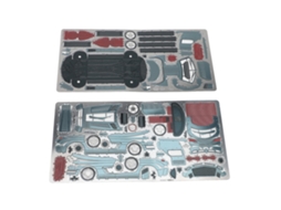 Kit de Quebra cabeça Metal 3d Carro Esportivo com Asas Adulto