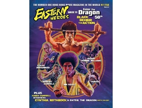 Livro EASTERN HEROES BRUCE LEE 50TH ANNIVERSARY BLACK BEHIND THE ACTION de Baker e Ricky (Inglês)