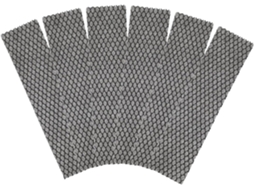 Conjunto De 6 Filtros De Ar Condicionado De Algodão Preto De Alta Eficiência Para