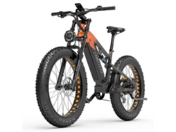 Bicicleta Elétrica Fat Tire Motor 750 W Bateria 48 V 20 Ah Pneus 26 4,0 Pol LANKELEISI
