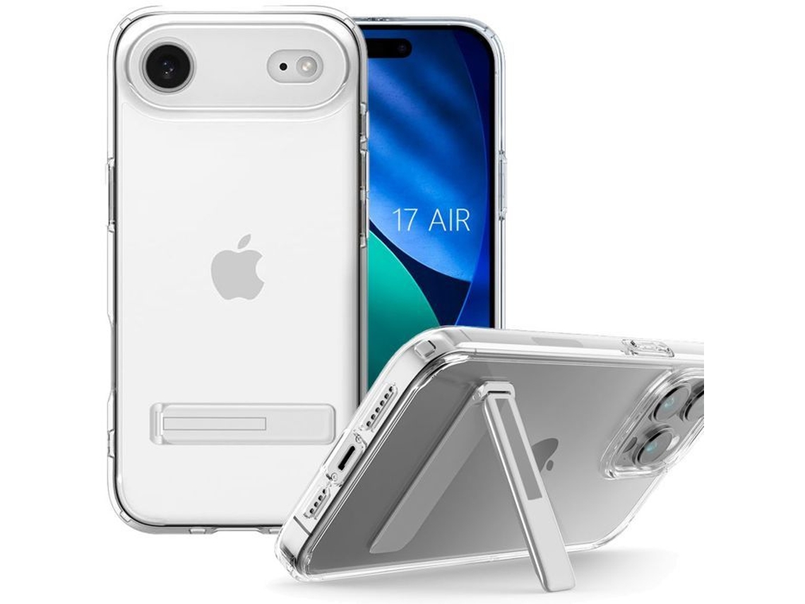 Capa Protetora - Booling - Iphone Air - Tpu Transparente - Prateada - Resistente A Impactos