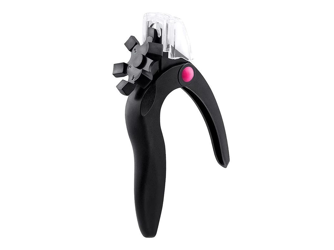 Tesoura para Unhas de Acrílico Profissional Ajustável de Aço Inoxidável (preto)