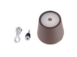 Bj-lâmpada Sem Fio De Garrafa Led Recarregável Com Toque, 3 Temperaturas De Cor Rgb E Dimmer Contínuo Para Bar, Restaurante E Café
