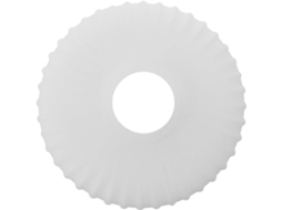 Globo de Luz Esférico de Vidro Fosco Listrado para Soquete E14, Moderno para Luminárias de Mesa e SFUSHOS