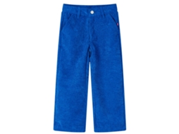 Calças Para Criança Bombazina Azul-cobalto 116