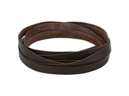 Vidaxl Pulseira De Couro 1 Marrom Escuro 1000 X 1 Cm Couro