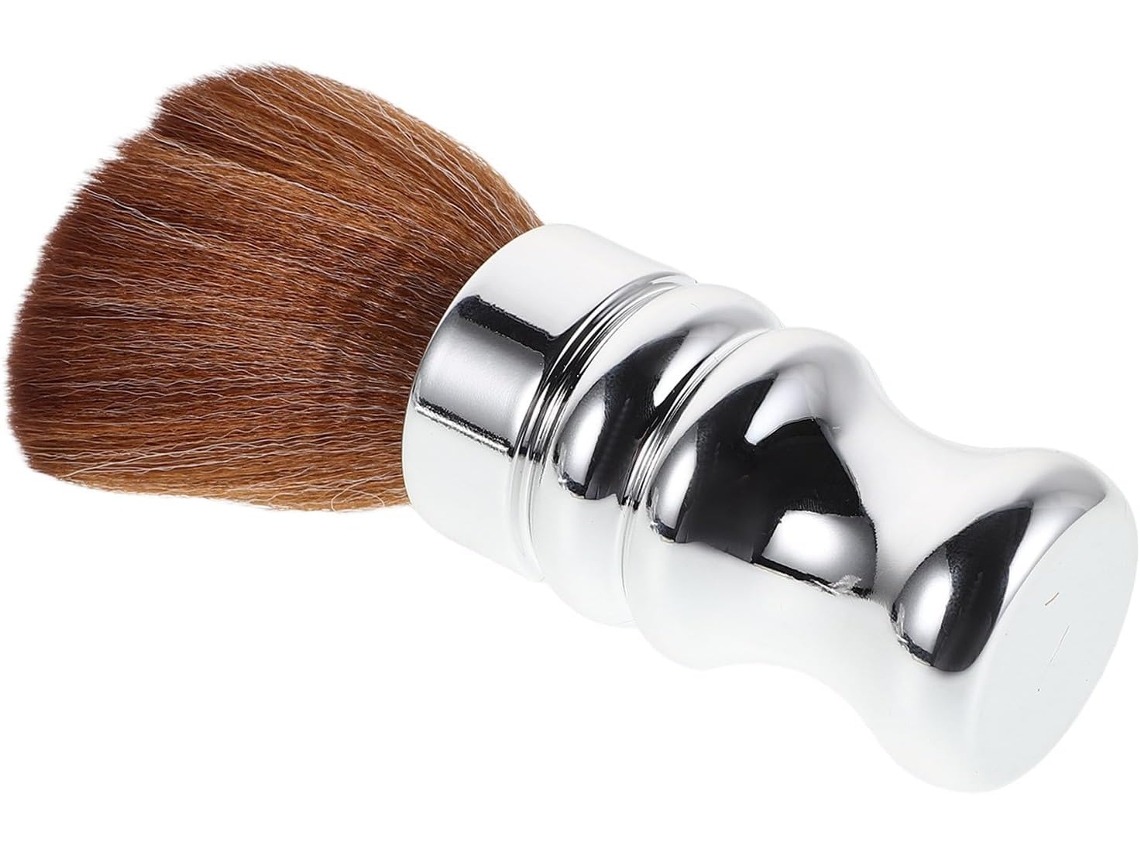 Escova De Cabeleireiro Silver Salon Com Cerdas Nylon Resistentes À Deformação E Cabo Ergonômico Para Limpeza Corte