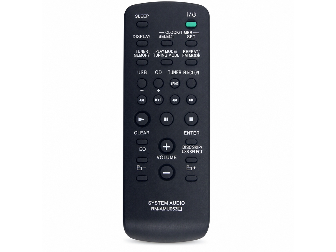 Comando À Distância De Substituição Compatível Com Sistema De Áudio Sony Rm-amu053, Sem Programação_zhd