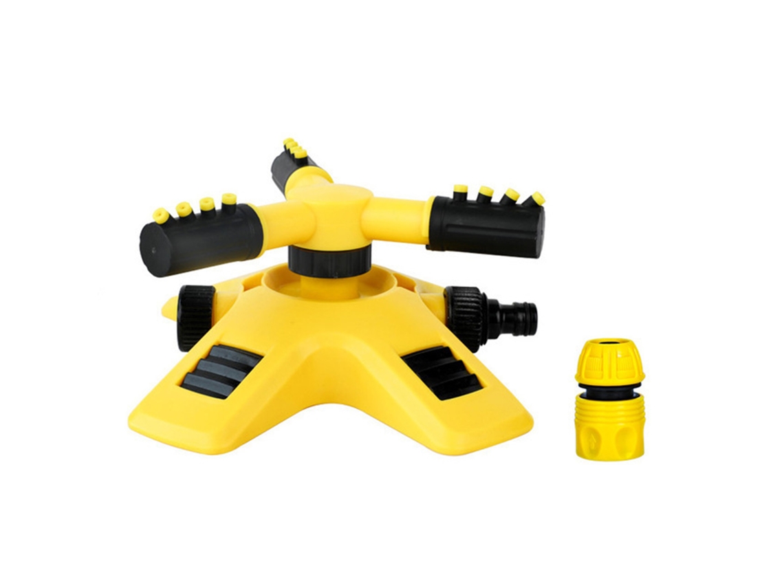 Aspersor Rotativo Automático 360 Graus para Jardim e Gramado com Adaptador G1/2 | S/MARCA