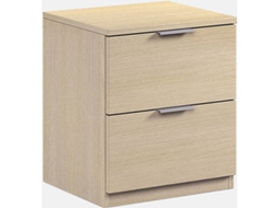 Mesa de Cabeceira DMORA Carvalho (Aglomerado de Melamina - 38x45x34 cm)