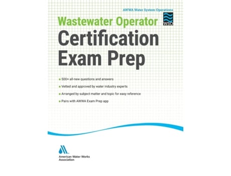 Livro Wastewater Operator Certification Exam Prep De Awwa (inglês)