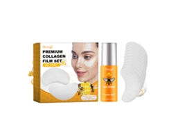 Máscara de Olhos com Colágeno LAXISCREED, Tratamento de Rejuvenescimento e Conforto