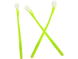 Kit Com 3 Canetas Em Gel Estampa De Suculentas. Escrita Macia E