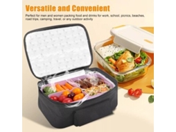 Lancheira Elétrica Portátil Para Aquecimento De Alimentos, Bolsa De Aquecimento Para Caminhões, 12 V Zeuxo