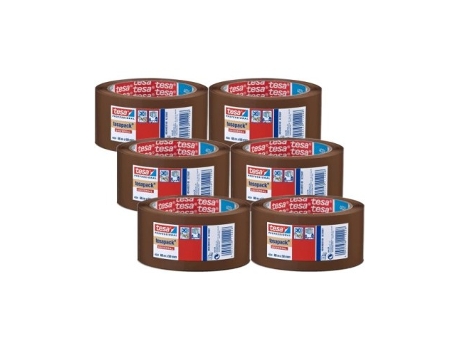 Livro Pack 6 Rollos Cinta Embalaje Marron 66x50mm Habana De Desconocido (espanhol)