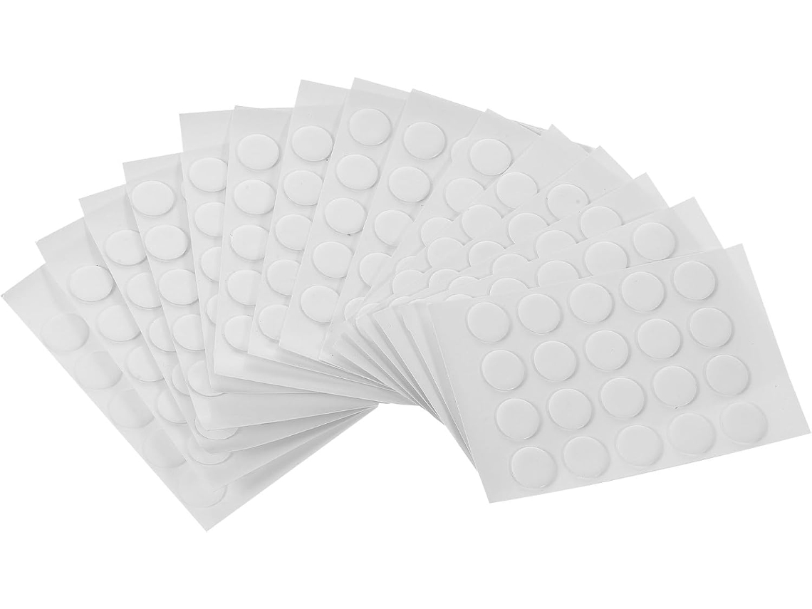 Adesivos Circulares Transparentes De Dupla Face 10 Mm X 1 300 Unidades