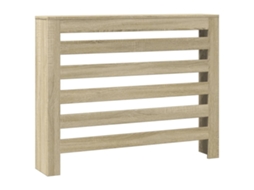 Radiator Cover, Radiator Covers Vidaxl Marrom Madeira Processada (104 X 20 X 82 Cm)