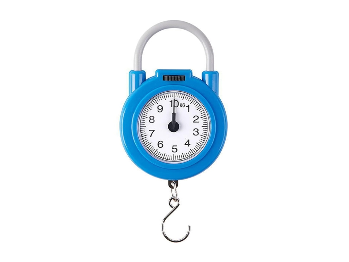 Balança Mecânica Portátil Vintage Com Mola, Capacidade De 10 Kg, Para Pendurar Bagagem, De Bolso, Para Pesar