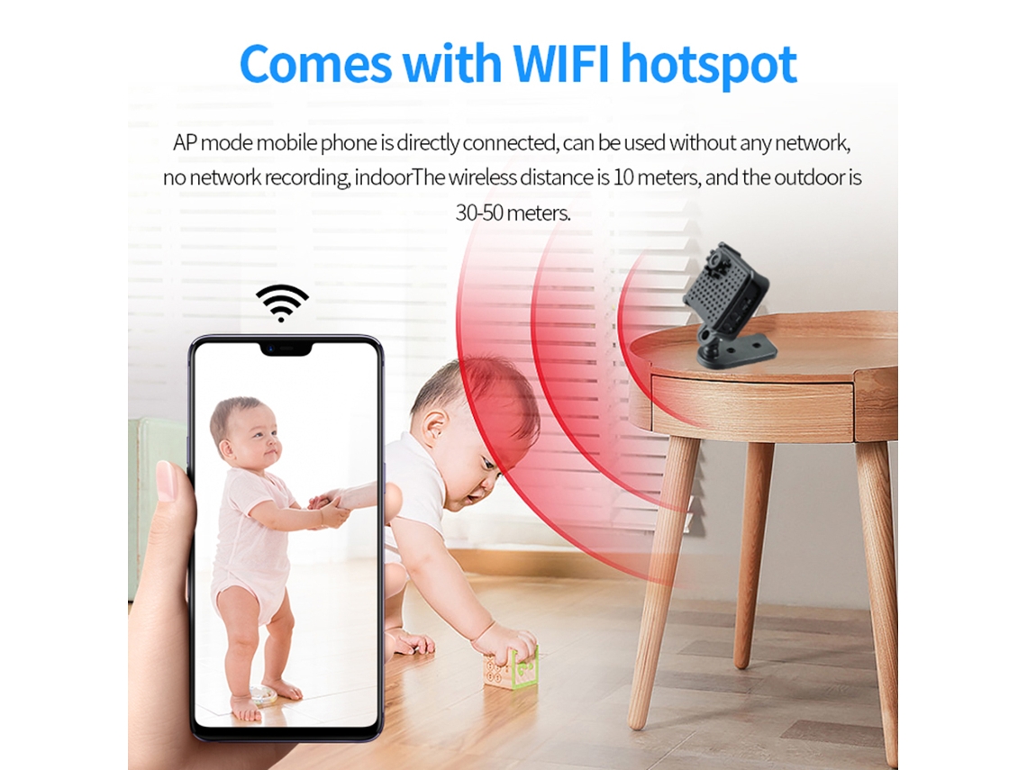 Câmera LAXISCREED Wifi 1080p Visão Noturna