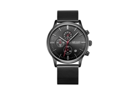 Reloj Hombre Megir De Acero Resistente Al Agua Con Correa Ajustable Moda