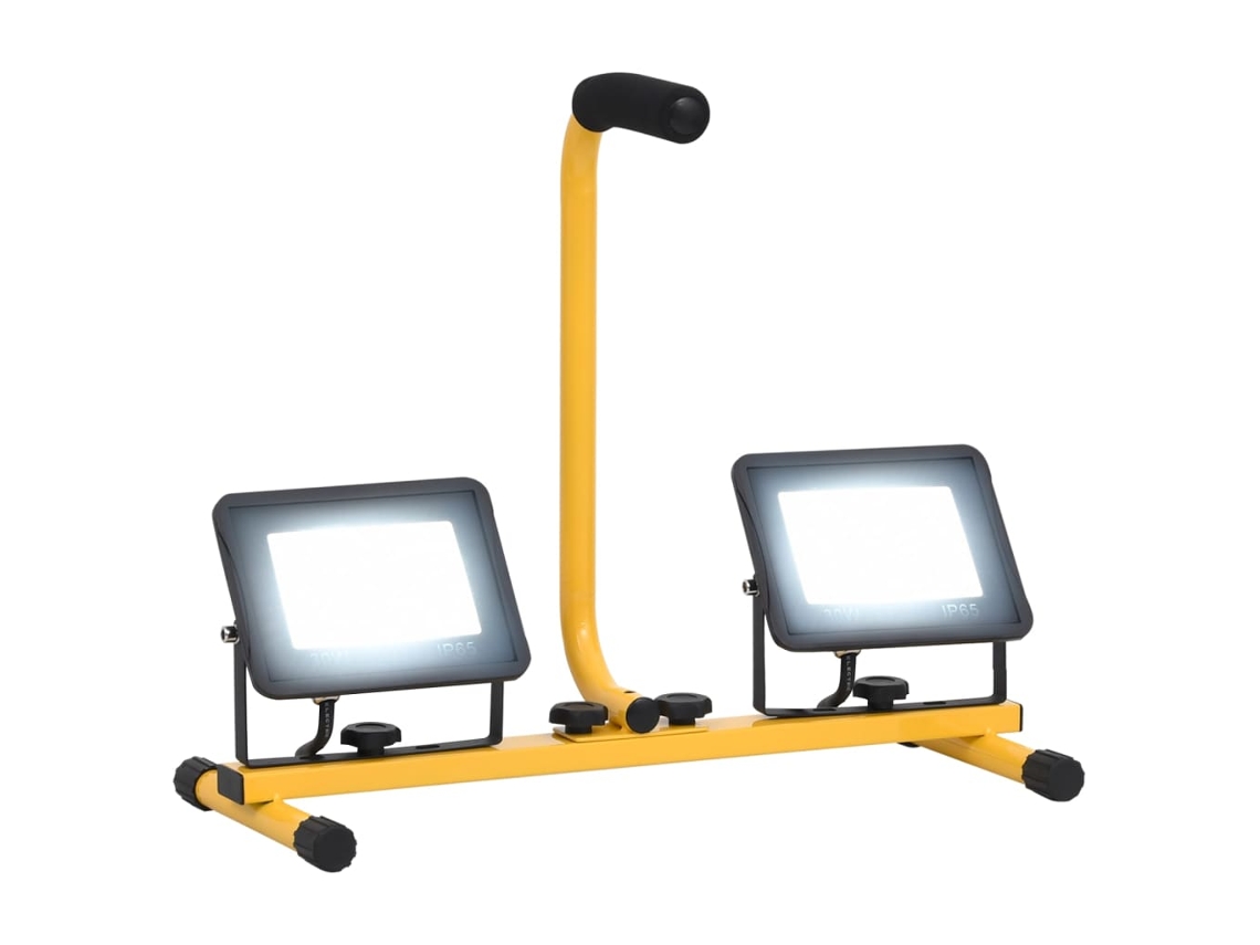 Led Floodlight, Led Floodlights Vidaxl Preto Alumínio