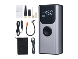 Inflador De Neumáticos Portátil, Compresor De Aire Multifuncional Com Bateria 3600mah E Luz Sos