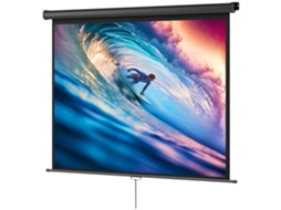 Tela Projetor 84 Polegadas 4k Hd 4:3 Parede Ou Teto, 181x8x138cm, Preto