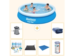 Bestway Piscina Bestway Fast Set Redonda - 366x76 Cm - 7-peças S21390
