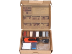 Kit De Reparo Pedra, Caneta Elétrica De Aquecimento Para Reparo Azulejos, Conjunto De Blocos Cera Para Reparo Rachaduras