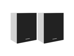 Hanging Cabinet, Hanging Cabinets Vidaxl Preto Madeira Processada (n/a)