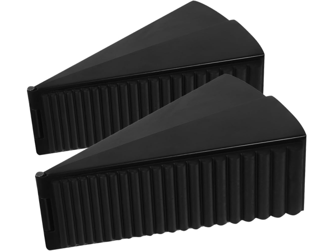 Conjunto De 2 Batentes De Porta Com Mola Em Aço Inoxidável Para A Parte Inferior.