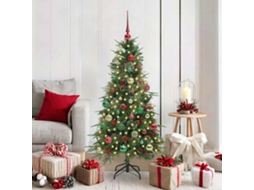 Vidaxl Árvore De Natal Articulada Artificial Verde 150 Cm Pe E Pvc