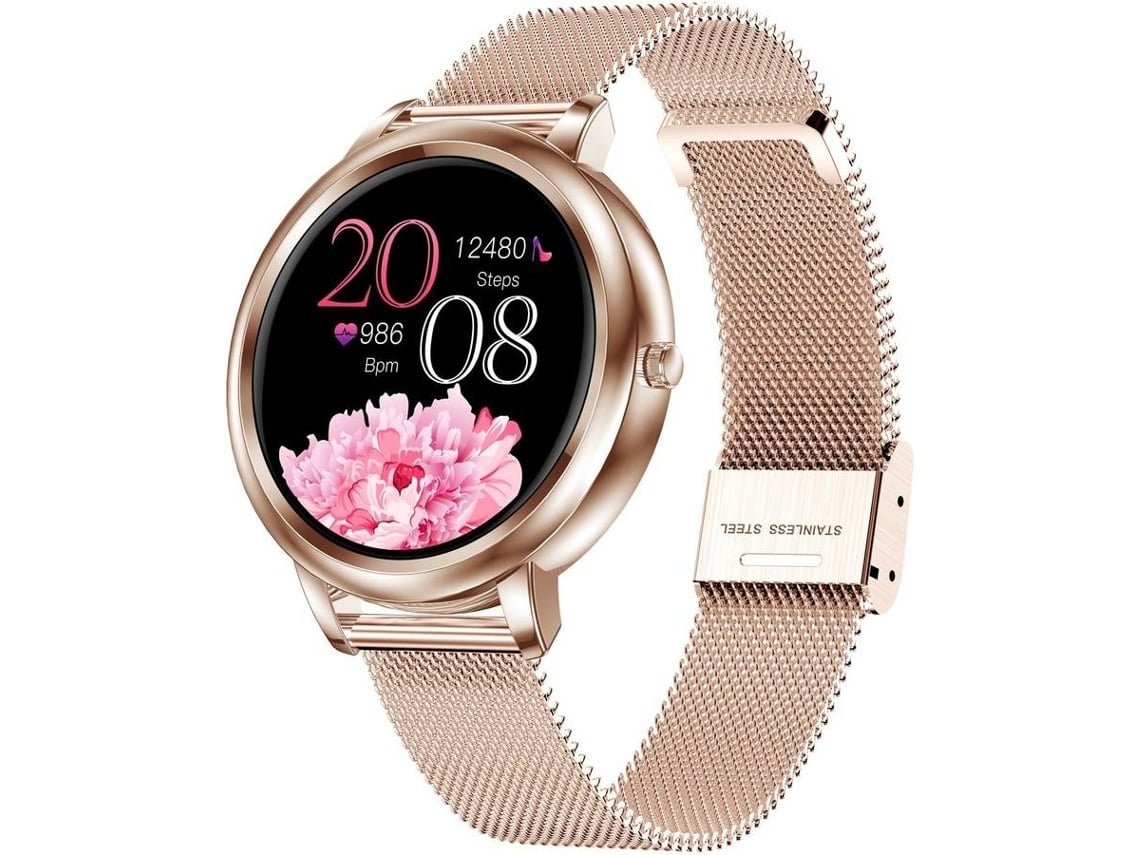 Smartwatch V8 Rosa Dourado