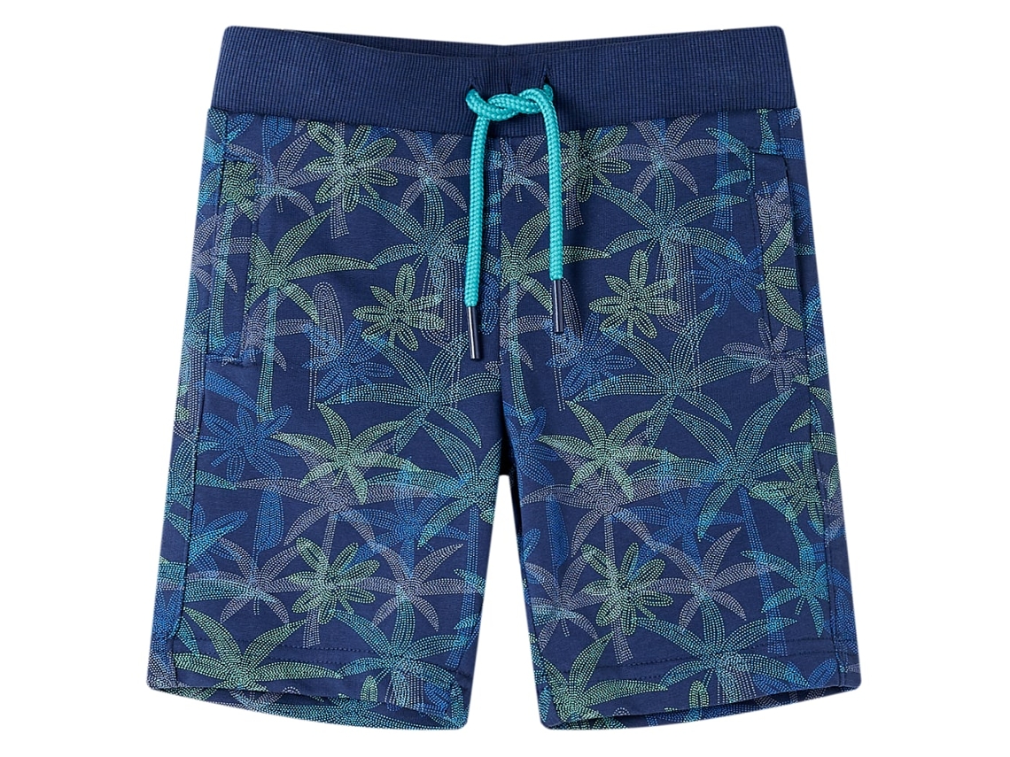 Calções De Criança Com Cordão Azul-escuro 116