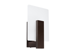 Candeeiros de Parede Lappo de Madeira/Vidro Wengé 30.5X16X12Cm SOLLUX LIGHTING