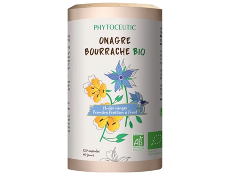 Borragem Orgânica Prímula 120 Cápsulas PHYTOCEUTIC