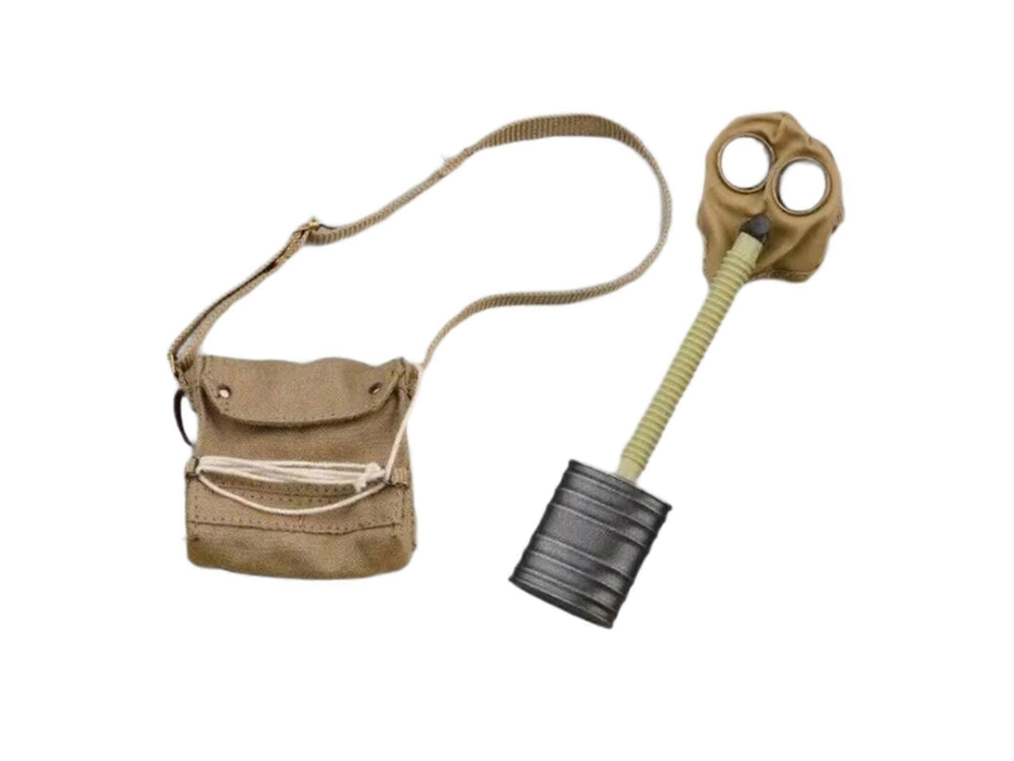Máscara Facial Completa E Bolsa Escala 1/6, Acessórios Para Figuras De Ação Masculinas De 12 Polegadas