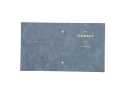 2x3 Photo Album 3in 64 Pockets Photo Card Holder Velvet Cover Versatile Photo Collect Book For Mini12 11 9 8 Instant Camera Blue LAXISCREED