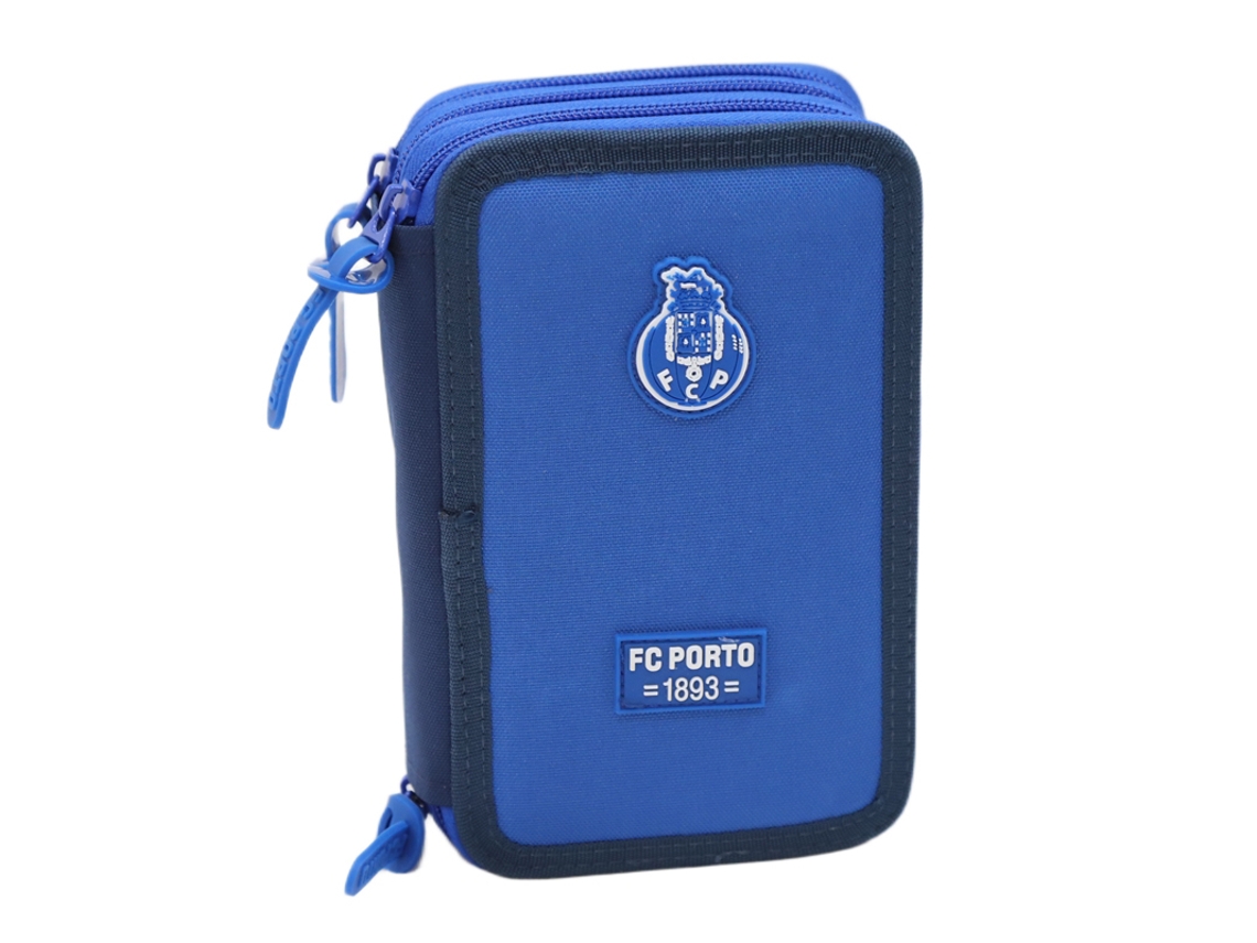 Estojo Escolar Triplo C/ Acessórios Fc Porto 2323015 Azul
