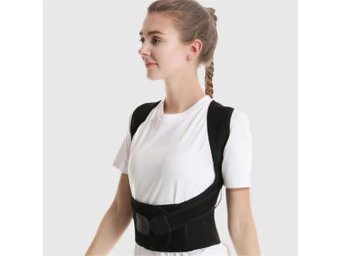 Cinto De Suporte Postural, Suporte Para Ombros, Tala Corporal, Dores Nas Costas, Lombar, Masculino, Feminino, Preto Popular