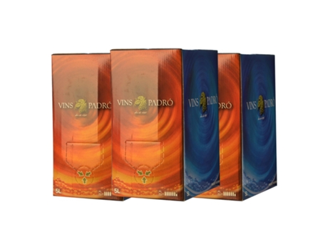Vinho PADRÓ Negre Bag in Box (5 L - 3 Unidades)