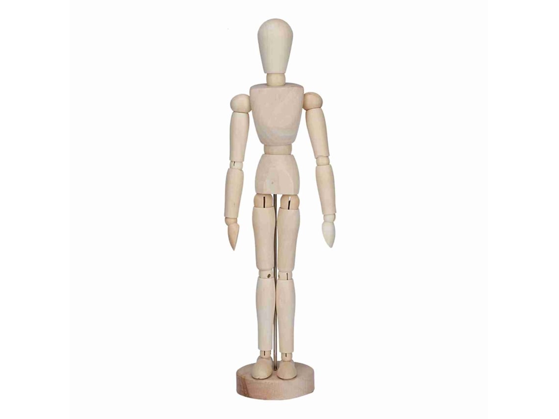 Manequim Artístico Com Base E Corpo Flexível