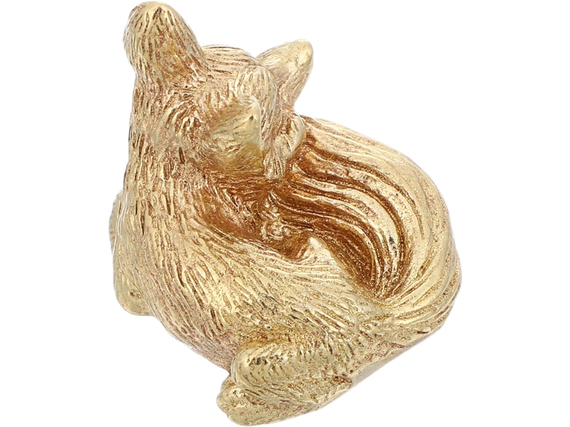 Puxador De Latão Para Móveis, Estilo Raposa, Madeira Maciça, Gaveta Com Acabamento Original.