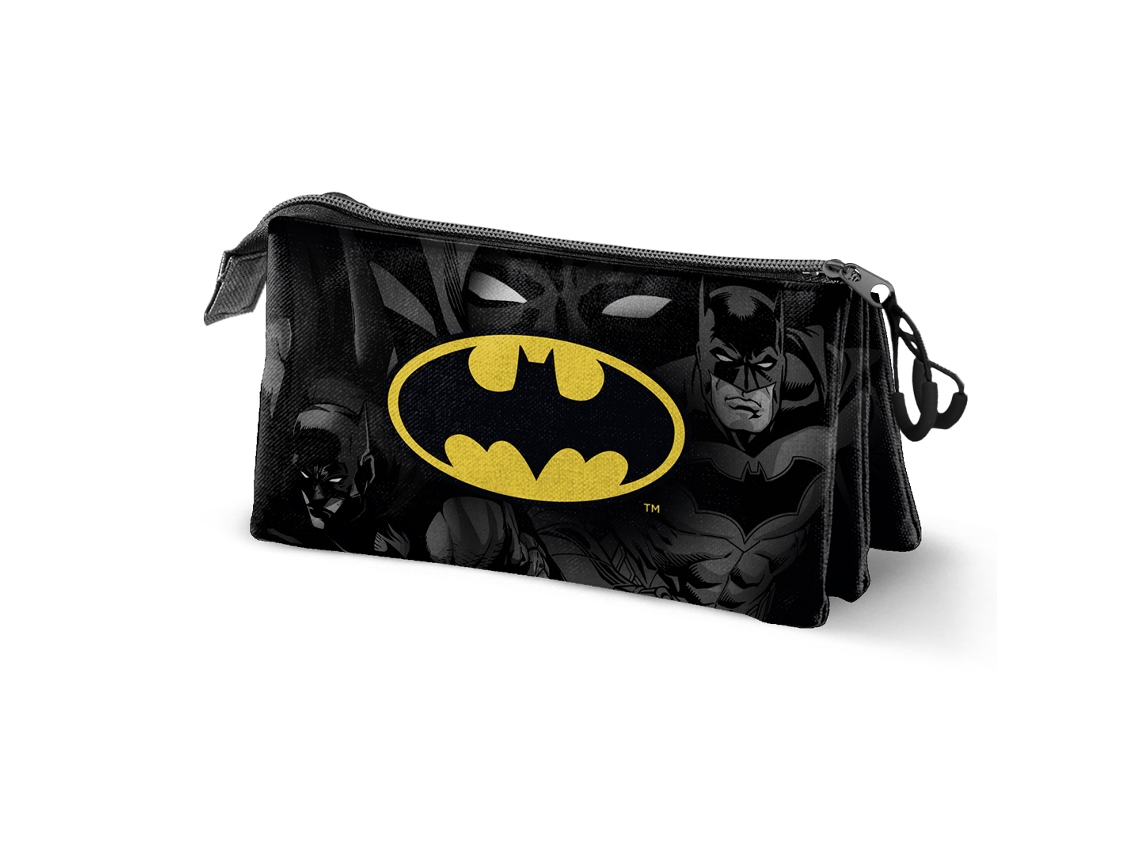 Dc Comics Batman Caped Estojo Triplo Preta KARACTERMANIA