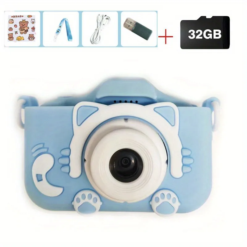 Mini Câmera Digital Infantil De Brinquedo Brilvibera
