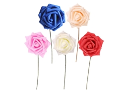 25 Unidades De Rosas Falsas Allinless