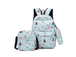 Bolsa Escolar de 3 Peças Crossten para Meninos Bolsa de Ombro Grande Mochila Estudantil