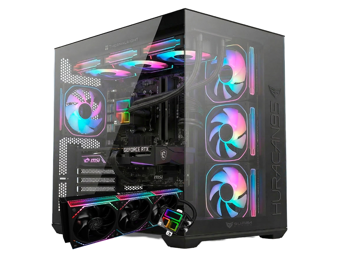 PC GAMING PC RACING AMD RYZEN 7 5700X com 32 GB DDR4, 1 TB SSD NVMe, Geforce RTX 5070 | PC RACING